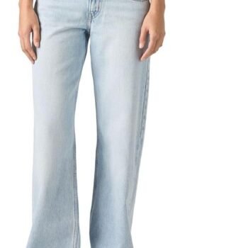 Women's Super Low Rise Loose Fit Denim Jeans