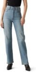 Women's High Rise Full Length Straight Leg Jeans