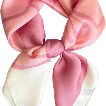 Women's Lightweight Satin Hair and Neck Scarf
