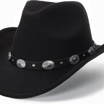 Classic Western Cowgirl Hat with Buckle Belt