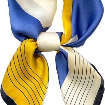 Women's Silky Square Hair and Neck Scarf