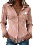 Women's Western Fringe Barn Jacket