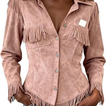 Women's Western Fringe Barn Jacket