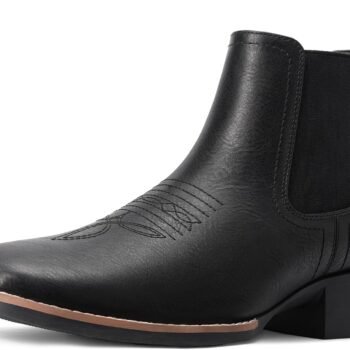 Men's Square Toe Chelsea Western Cowboy Boots