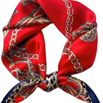 Women's Square Satin Fashion Scarf for Hair and Bags