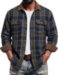 Men's Long Sleeve Plaid Flannel Shirt